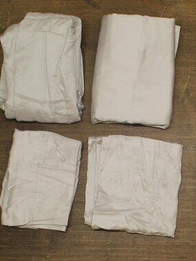 Naturelle 300-Thread Count Tencel Lyocell 4-Pc. Sheet Set Dove Gray Queen